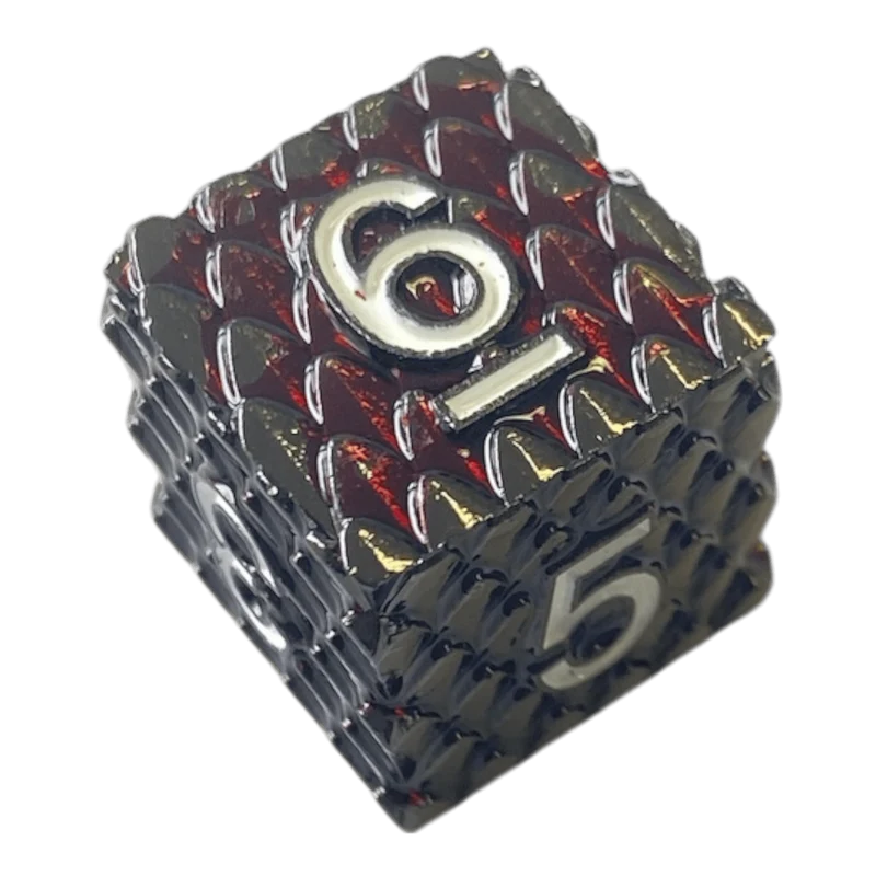 Dragon Scale Dunkelrot W6
