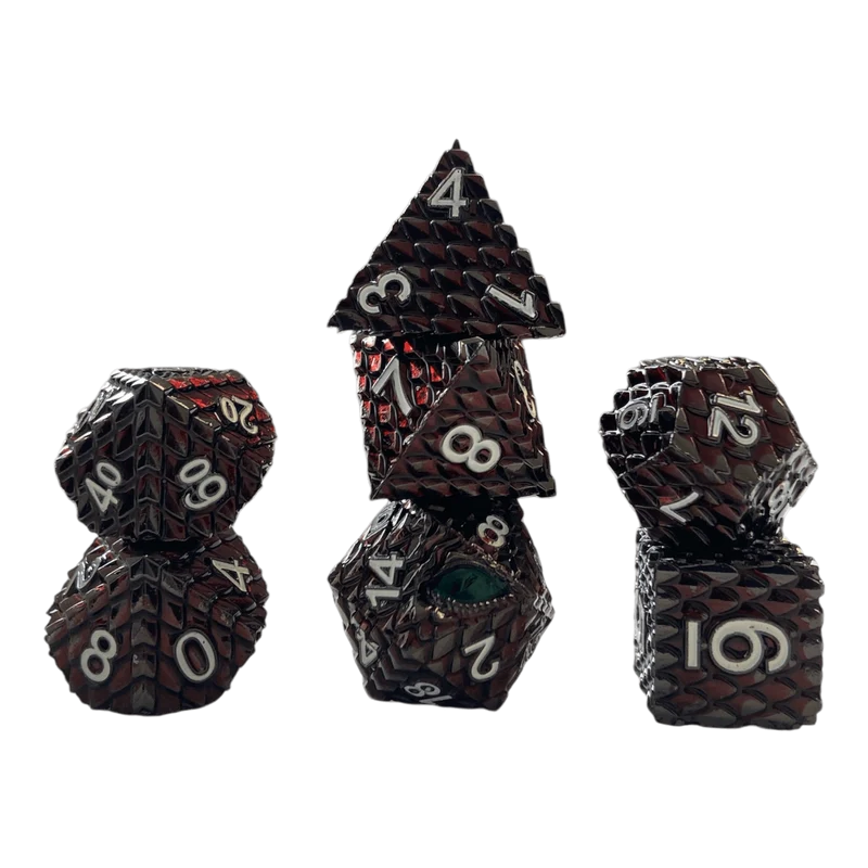 Dragon Scale Dunkelrot Set