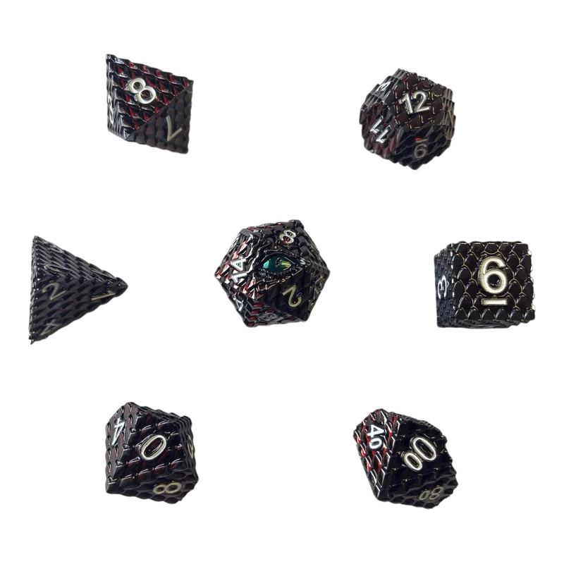 Dragon Scale Dunkelrot Set