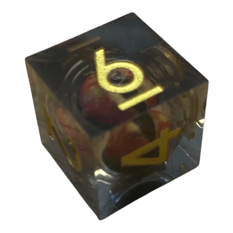 Drachenaugen-Würfel clear W6