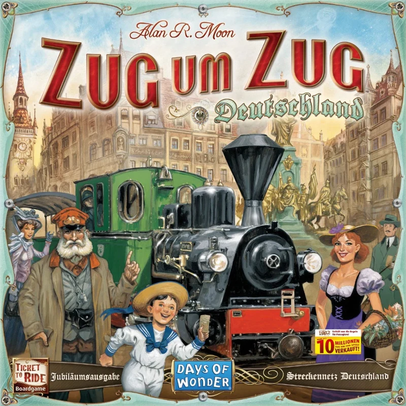 Zug um Zug Deutschland - Quer durch die Nation mit der ganzen Familie