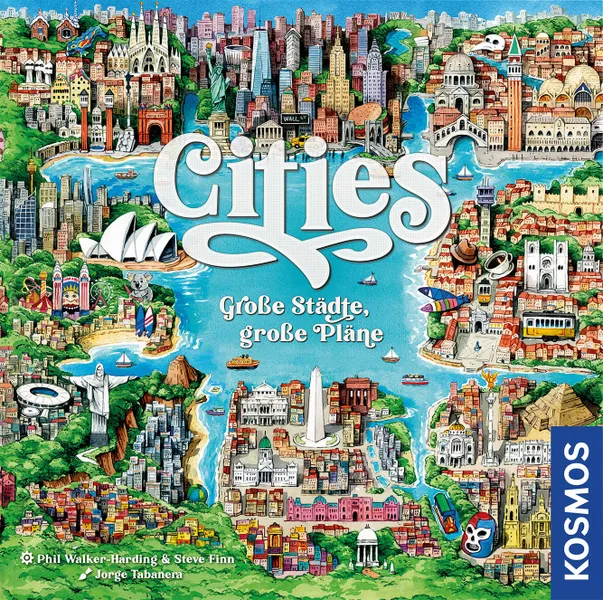Cities - Schnelles Städteplanspiel für Familien