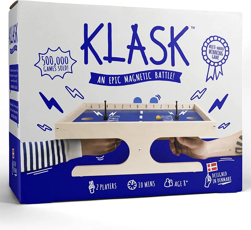 Klask - Magnetisches Airhockey für den Esstisch