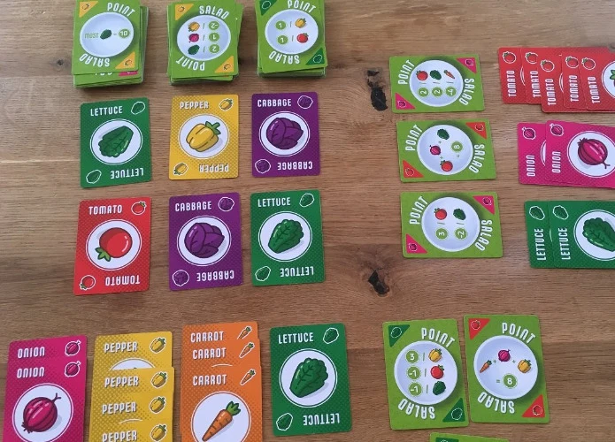 Punktesalat - Schnelles Kartensammelspiel für Familien