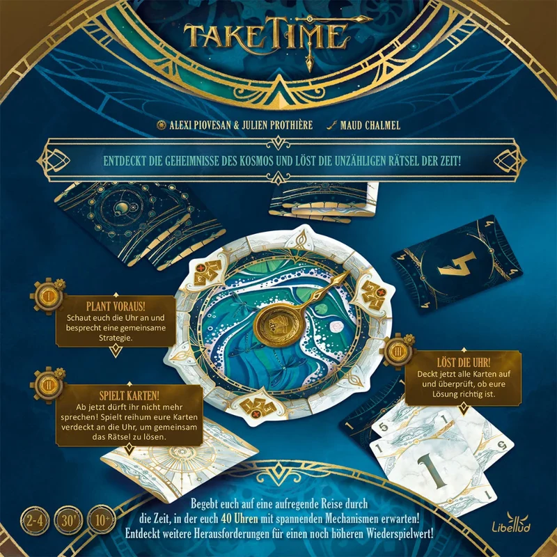 Take Time - Kooperatives Karenlegespiel für Fans von The Mind und Bomb Busters