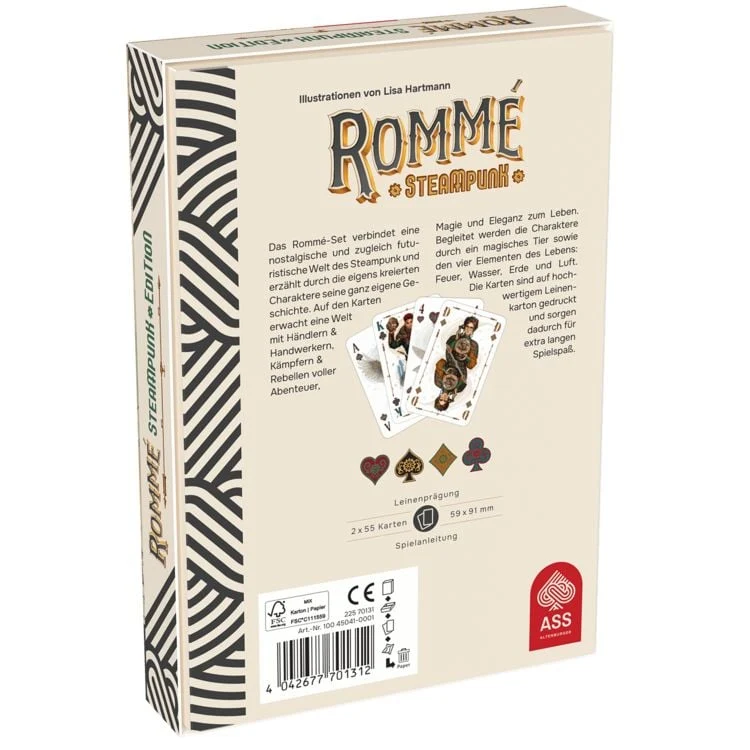 Steampunk - Romme, deutsch
