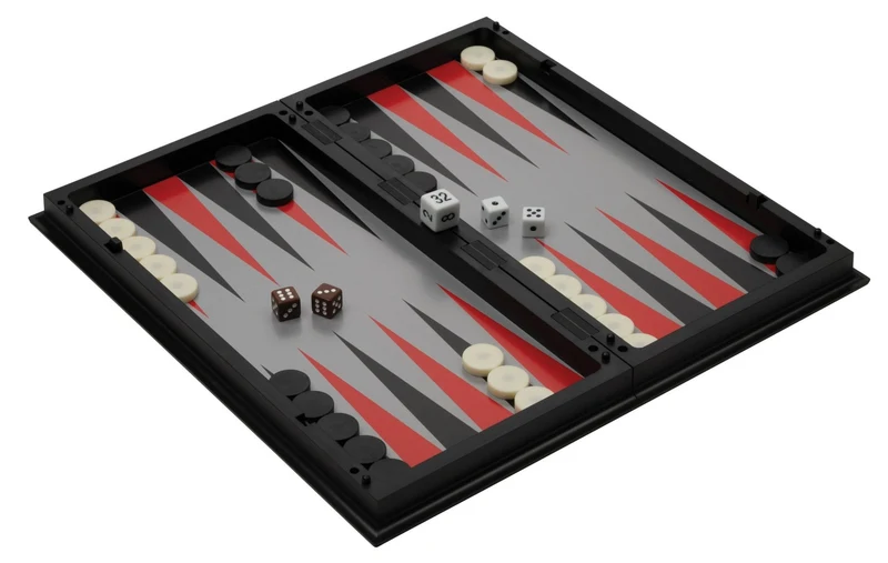 Magnetisches Schach Backgammon Dame Set – Philos
