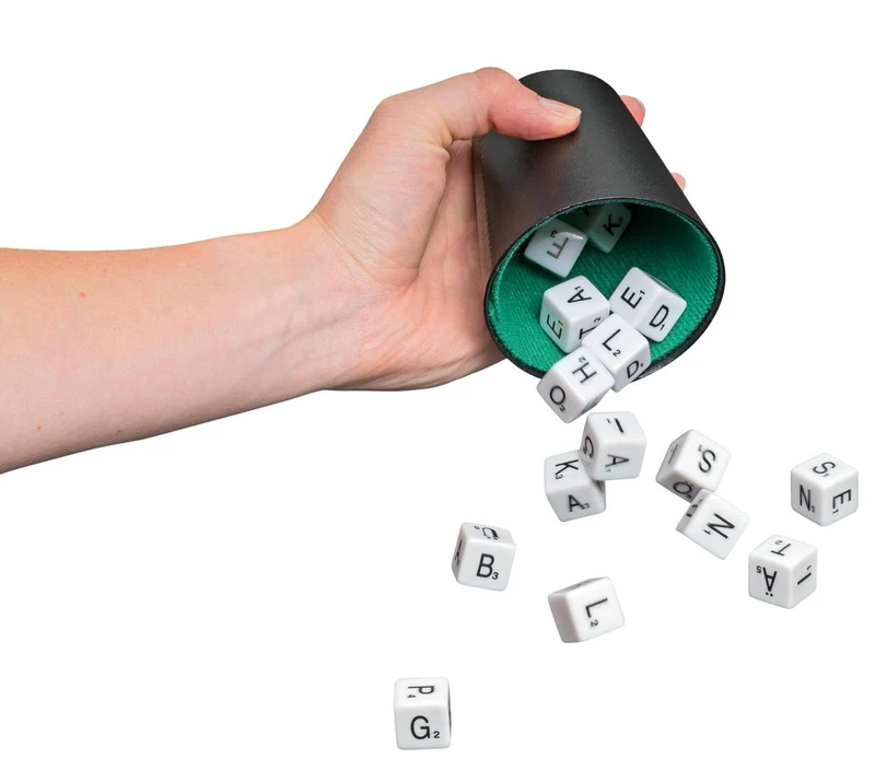 Buchstaben Rebus Wortspiel mit Würfeln – Philos