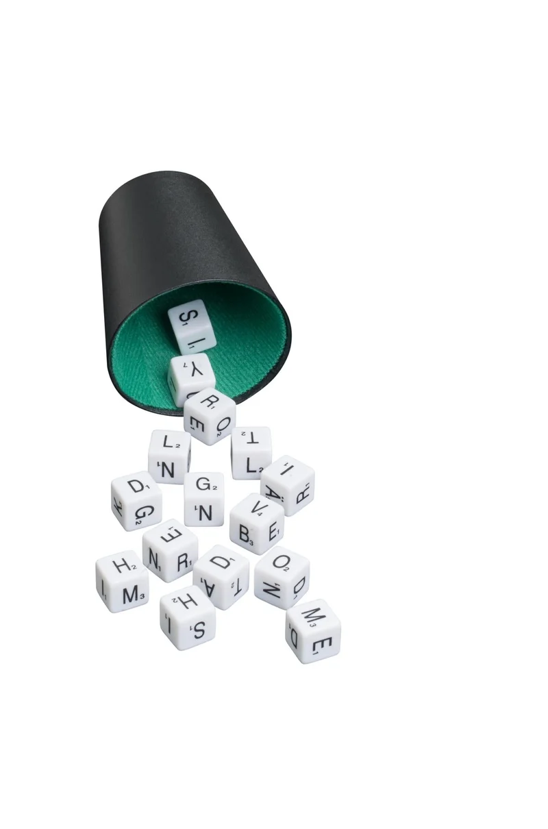 Buchstaben Rebus Wortspiel mit Würfeln – Philos