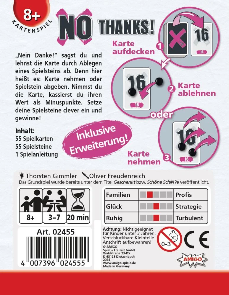 No Thanks! - Der Bietspiel-Klassiker in der Neuauflage