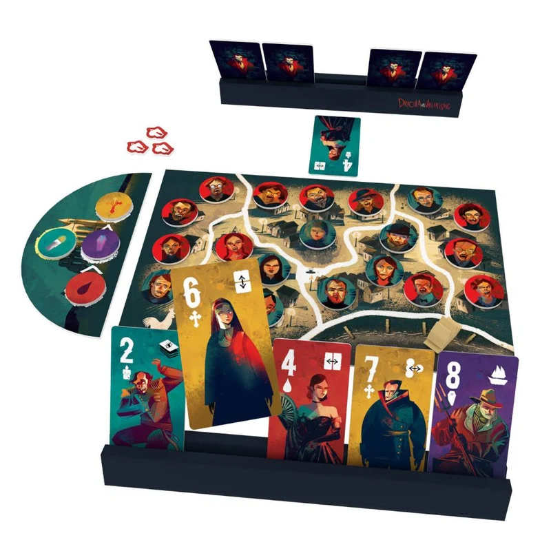 Dracula vs. Van Helsing - 2 Personen Kartenmanipulationsspiel
