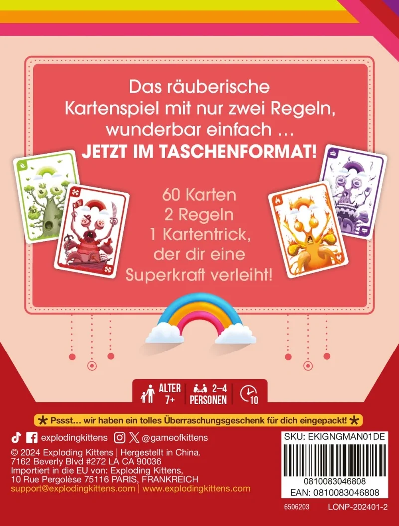 Mantis (Grab & Game) - Räuberisches Kartenspiel mit nur zwei Regeln