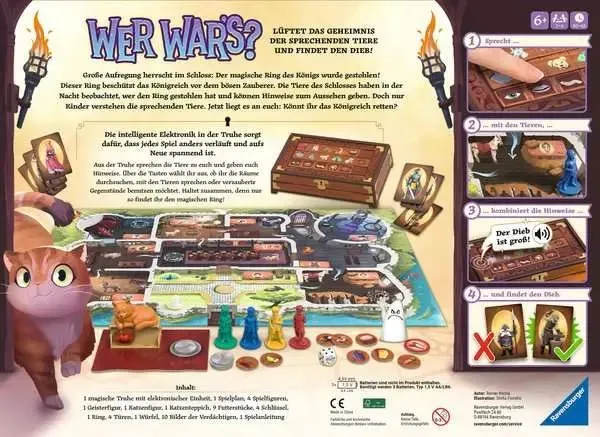 Ravensburger Wer war’s? – Elektronisches Detektivspiel ab 6 Jahren