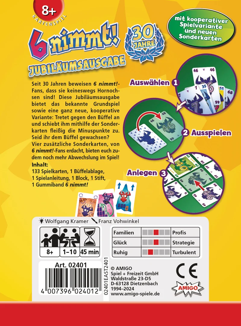 6 nimmt! 30 Jahre-Edition - 6 nimmt mit vielen Sonderkarten