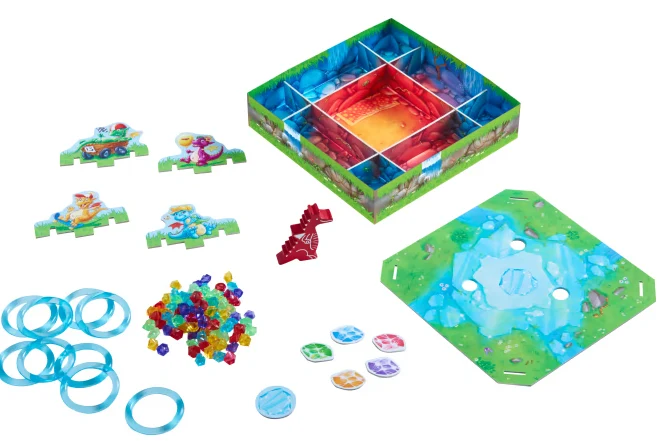 Funkelschatz - Bunt-glitzerndes Tipp- und Geschicklichkeitsspiel für Kinder