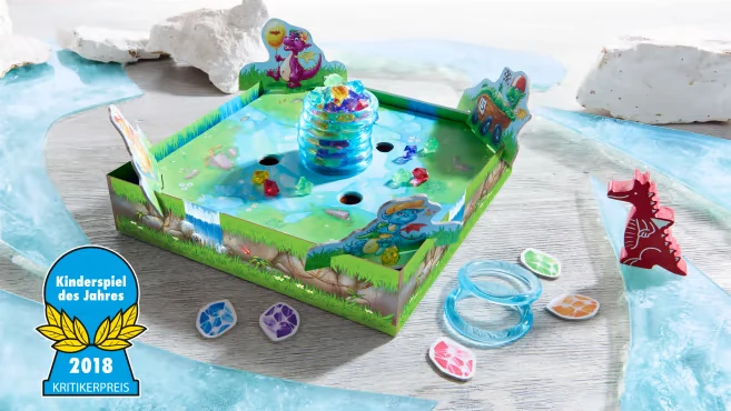 Funkelschatz - Bunt-glitzerndes Tipp- und Geschicklichkeitsspiel für Kinder