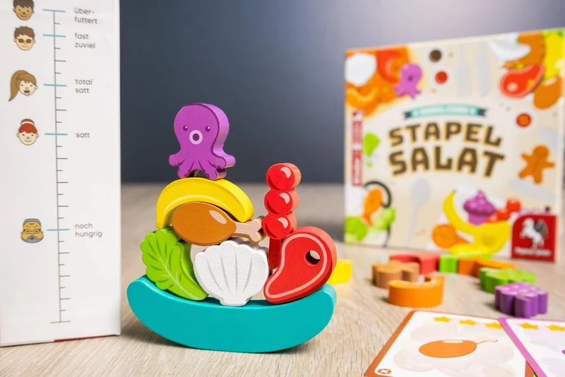 Stapelsalat - Geschicklichkeitsspiel für Kids