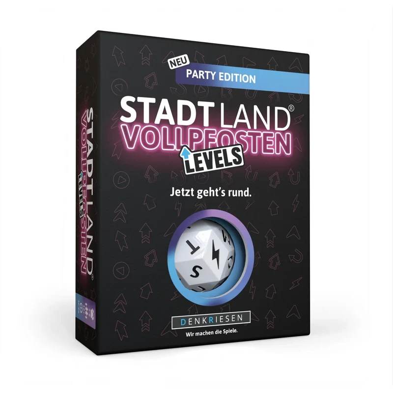 Stadt Land Vollpfosten Levels - Party Edition