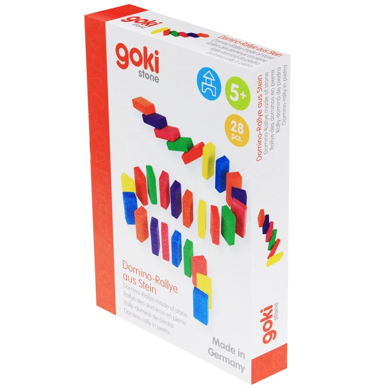 Goki Domino Rallye aus Stein 28 Teile