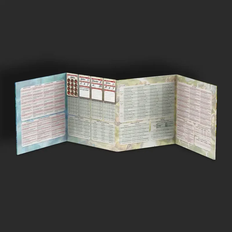 Worlds at a Glance - DM Screen
