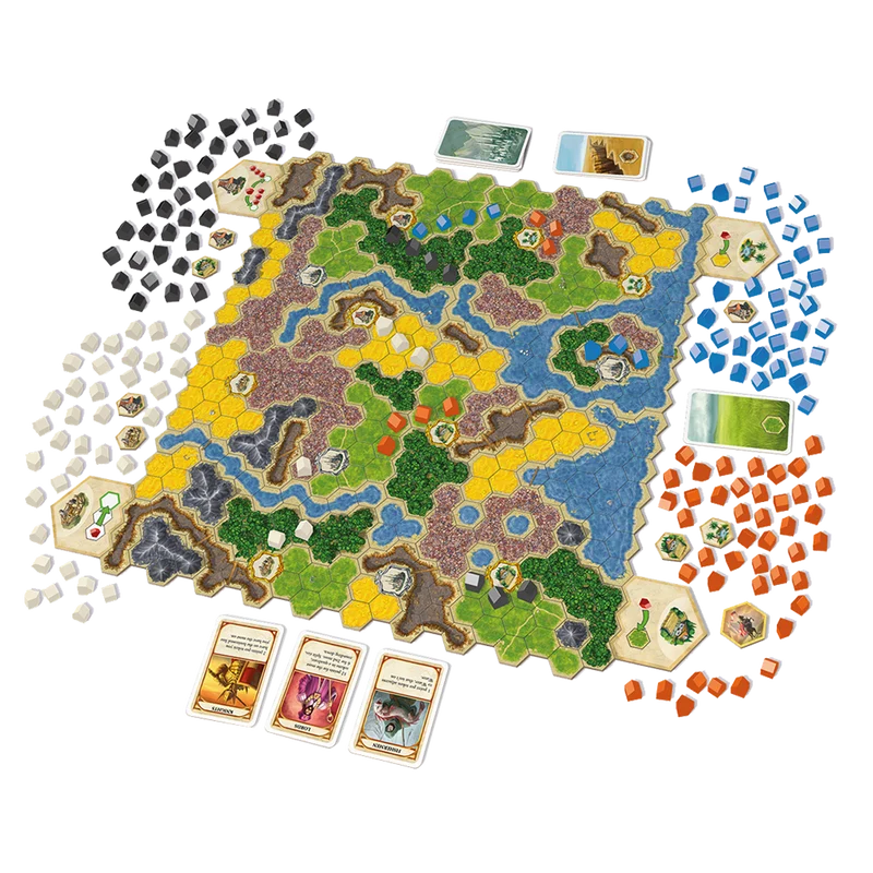 Kingdom Builder - Schnell gespieltes einfaches Familienspiel