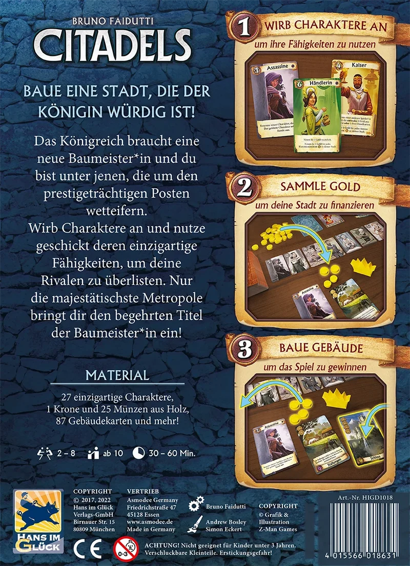 Citadels - Moderner Klassiker im neuen Gewand