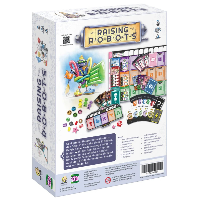 Raising Robots - Anspruchsvolles Action-Selection Spiel für Kenner