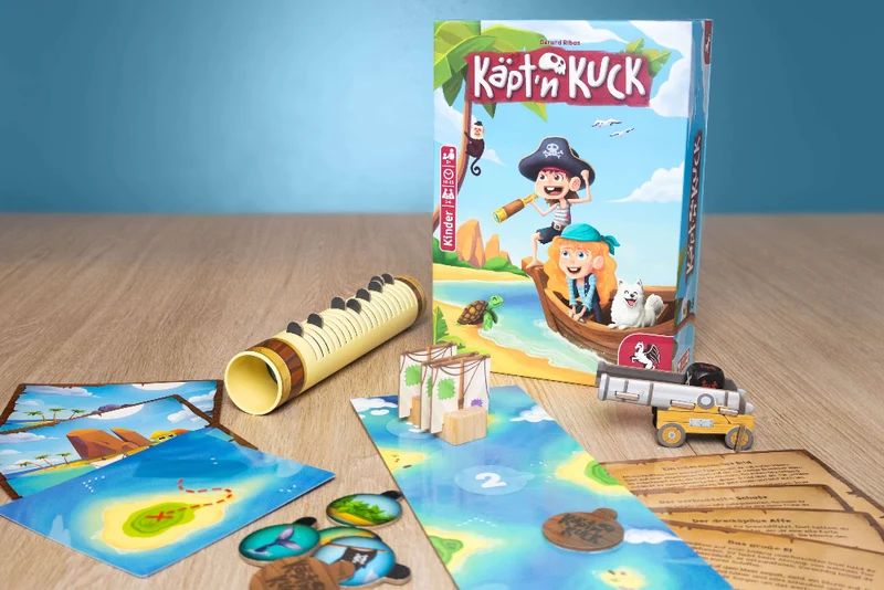Käpt´n Kuck - Kooperatives Memospiel für kleine Schatzsucher