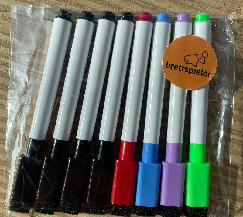 Dry Erase Stifte (8er Pack) - Ersatzstifte für Brettspiele