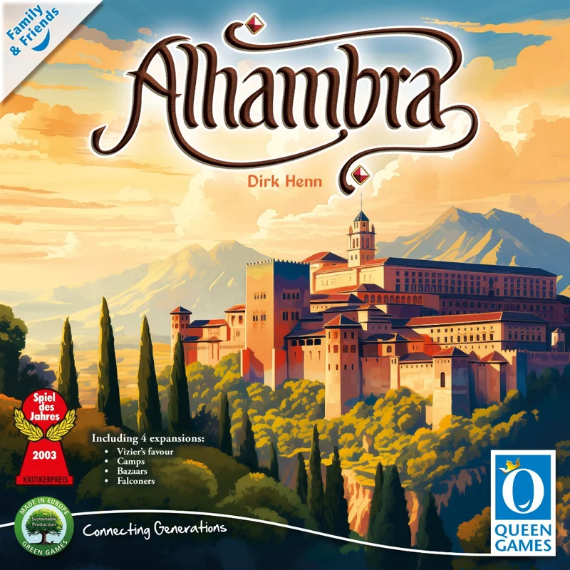 Alhambra (Family and Friends Edition) - Der Familienspiele-Klassiker im Kompaktformat