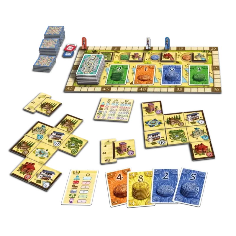 Alhambra (Family and Friends Edition) - Der Familienspiele-Klassiker im Kompaktformat