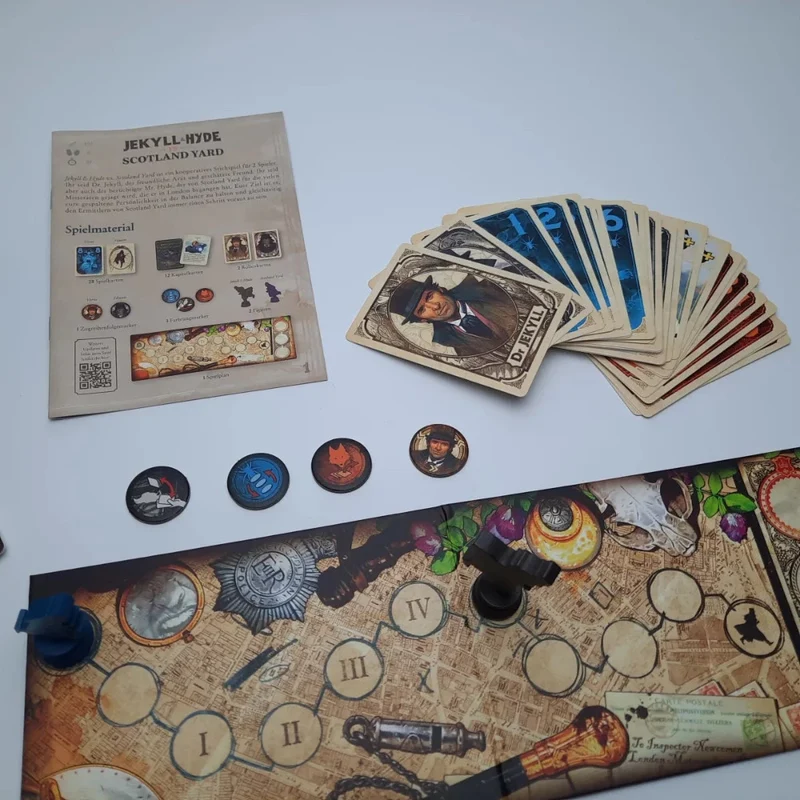 Jekyll & Hyde vs. Scotland Yard - Kooperatives Stichspiel für 2