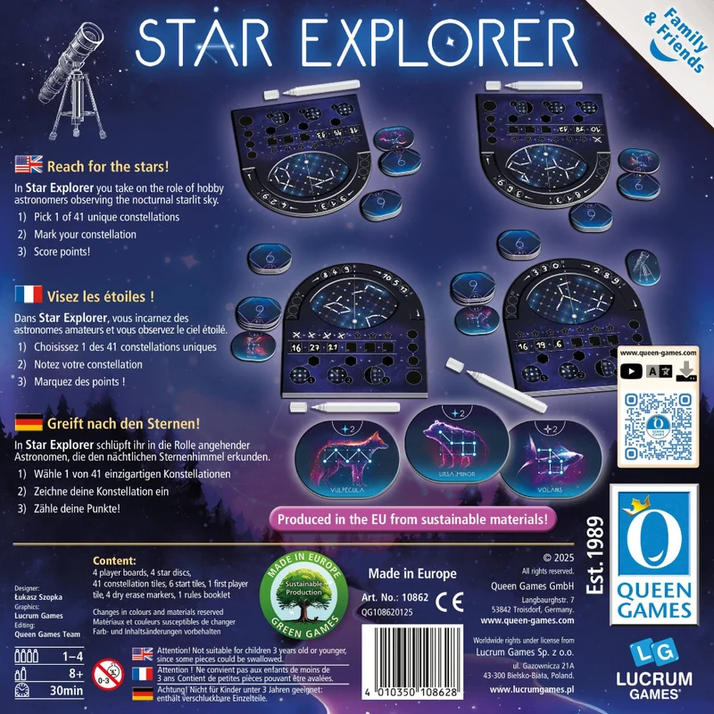 Star Explorer - Flip 'n' Write am Firmament