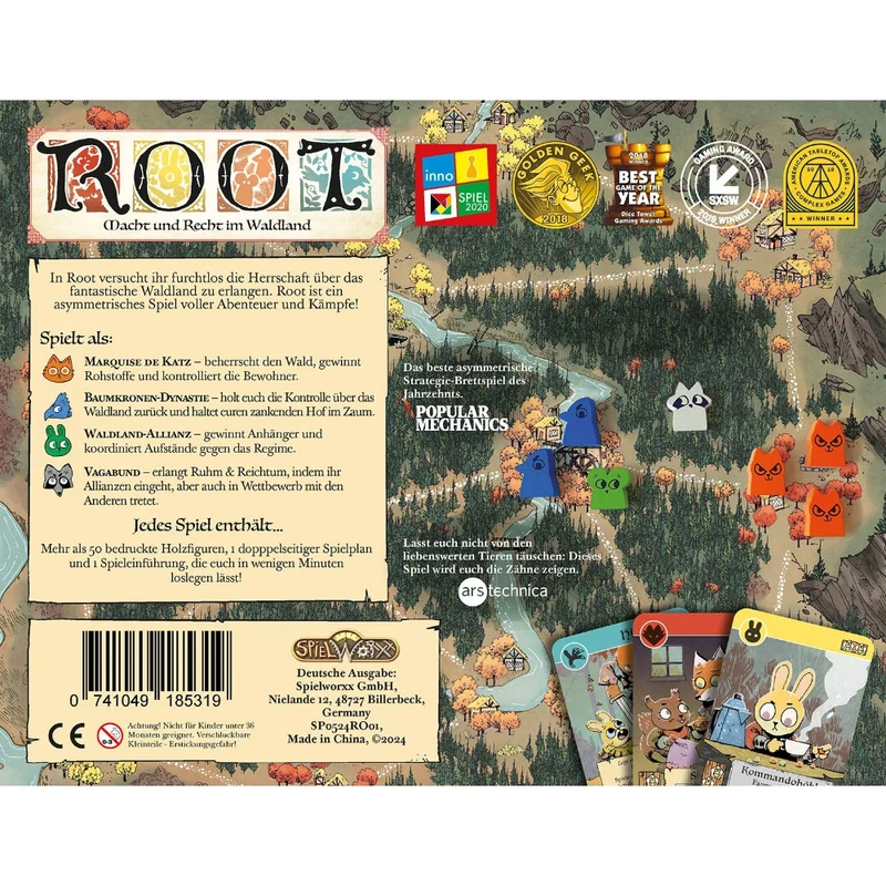 Root - Assymetrisches komplexes Strategiespiel für Liebhaber