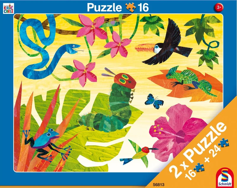 Rahmenpuzzle Raupe Nimmersatt 2er-Set – Schmidt Spiele