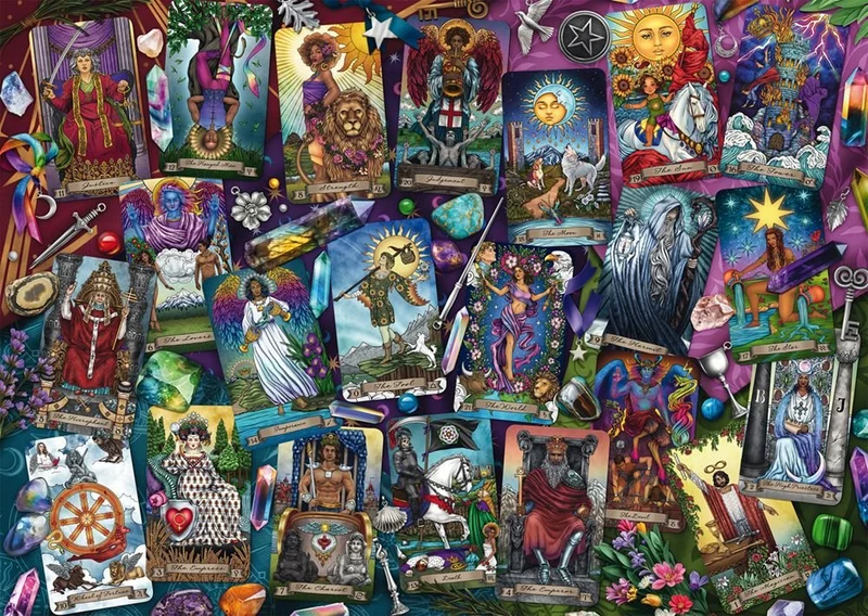 Puzzle Geheimnisvolle Tarotkarten 1000 Teile – Schmidt