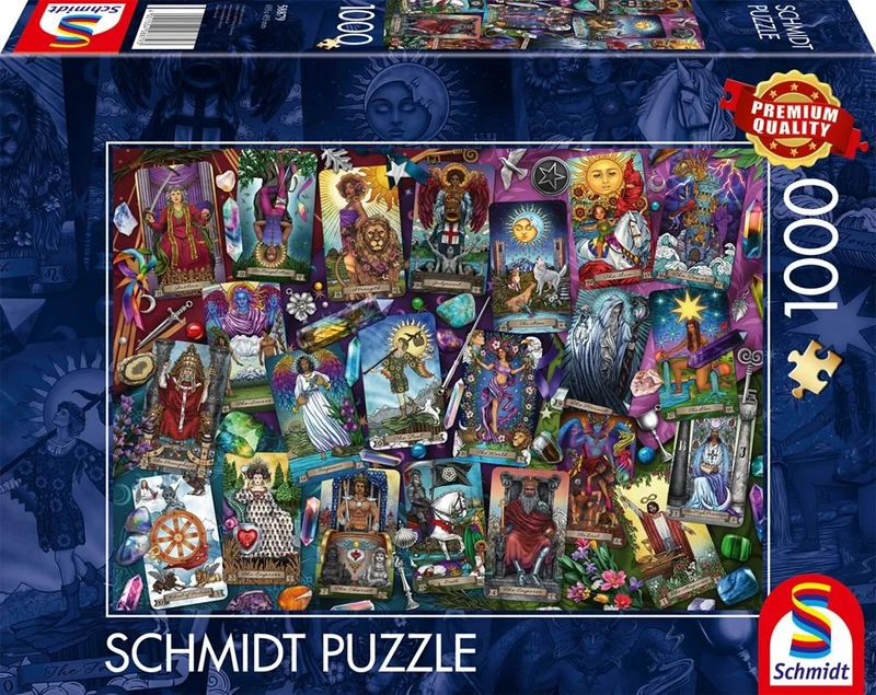 Puzzle Geheimnisvolle Tarotkarten 1000 Teile – Schmidt