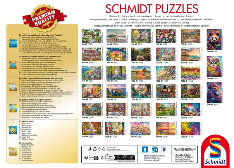 Puzzle Konditorei 1000 Teile – Schmidt Spiele