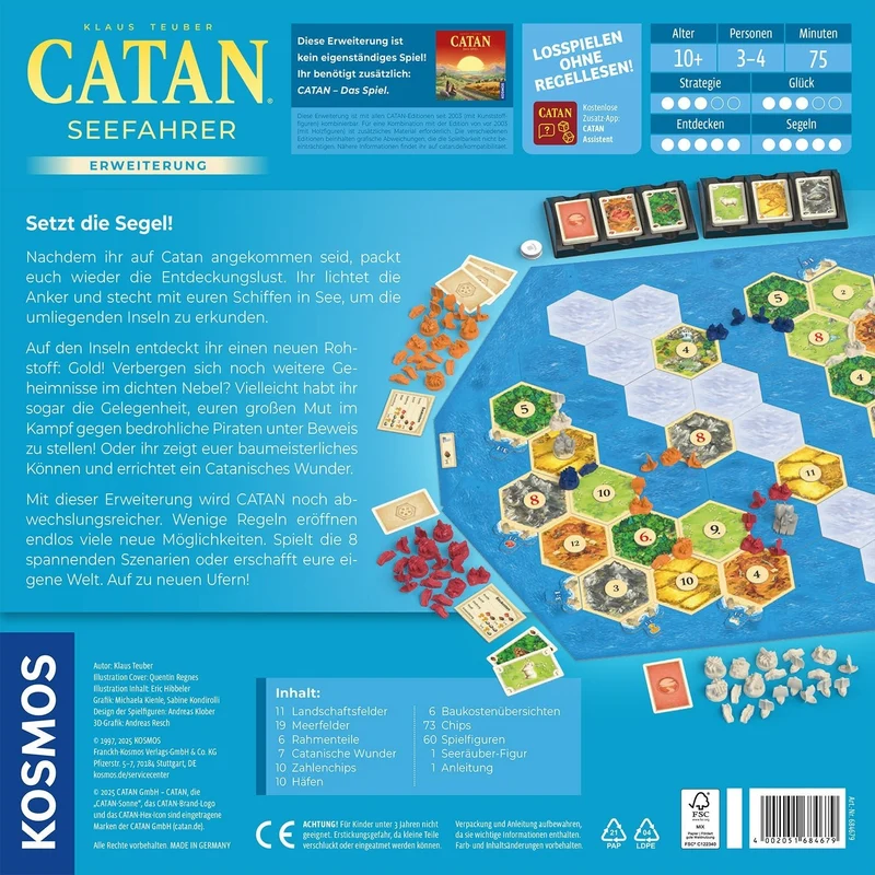 Seefahrer Erweiterung ab 10 Jahren – CATAN