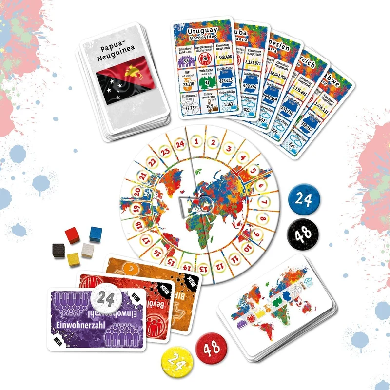 Geografie-Wissensspiel ab 10 Jahren – Kosmos