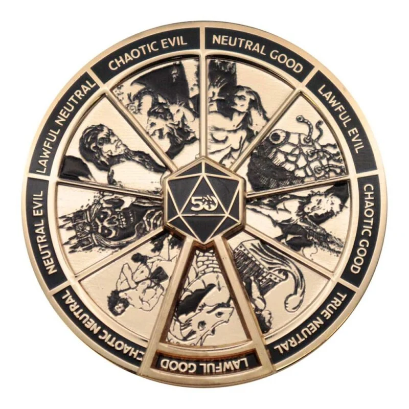 D&D Ansteck-Pin Alignment Spinner (Limitierte Edition)