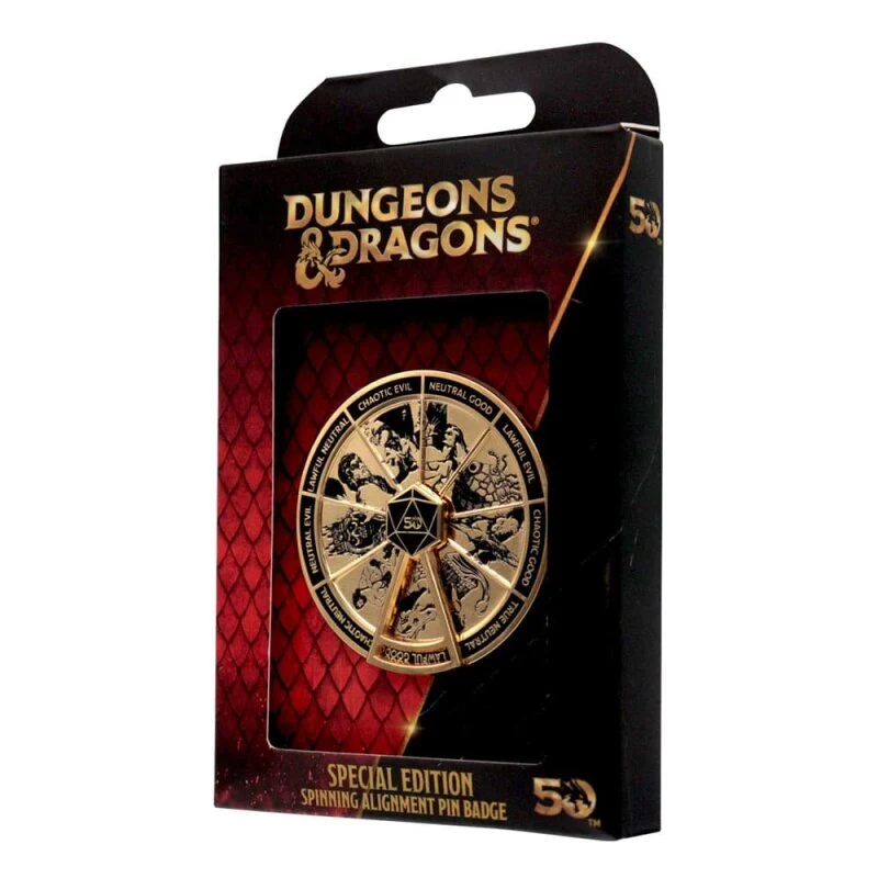 D&D Ansteck-Pin Alignment Spinner (Limitierte Edition)