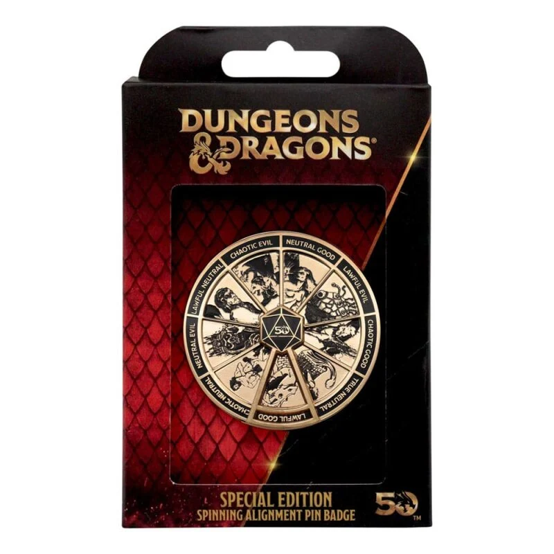 D&D Ansteck-Pin Alignment Spinner (Limitierte Edition)