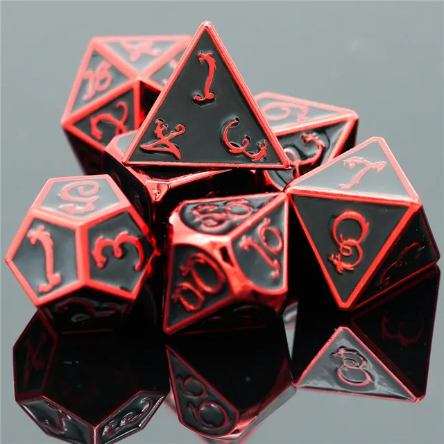 Drachenwürfel Black & Red