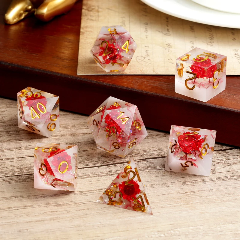 Eternal Spring Red & White Glitter
