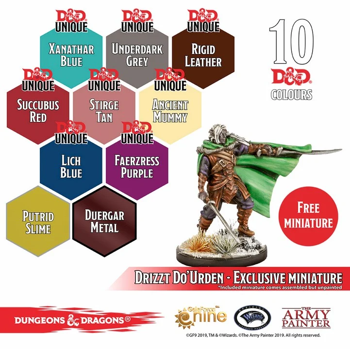 Warpaints Fanatics - Dungeons & Dragons Underdark-Paint-Set