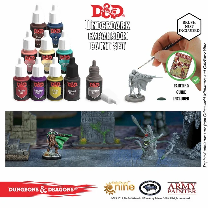 Warpaints Fanatics - Dungeons & Dragons Underdark-Paint-Set