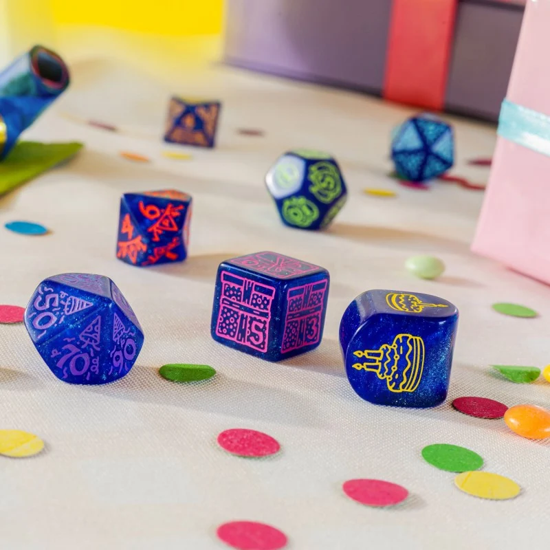 Happy Birthday Dice Set: Streamers