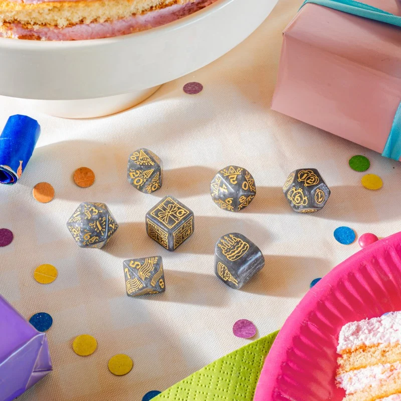 Happy Birthday Dice Set: Confetti