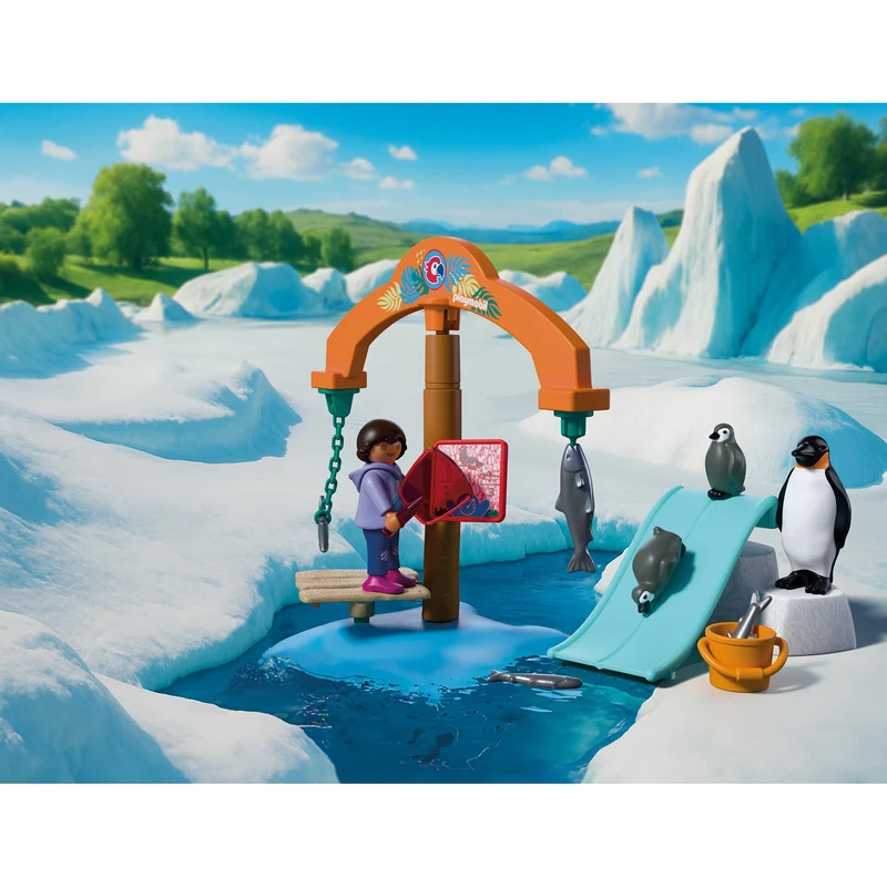 Playmobil Zoo Eis-Expedition 72073 – Tier Spielset